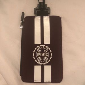 Victoria’s Secret Pink card holder/mini wallet.